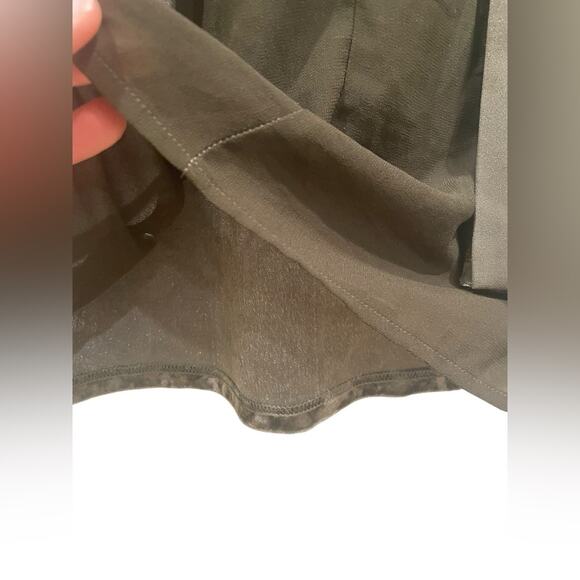 Dress‎ Forum Green Velvet Duster Kimono Cardi Size Medium - Picture 4 of 8